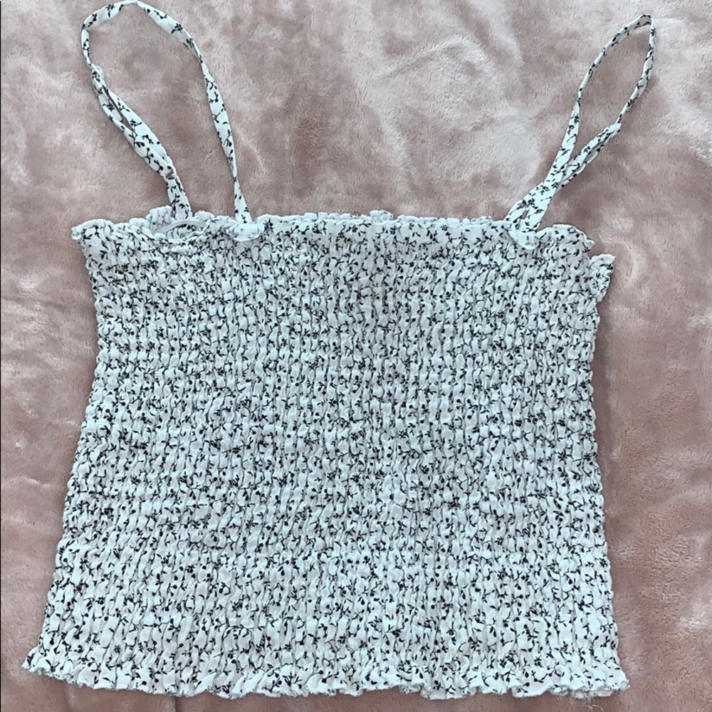 Cute floral crop top